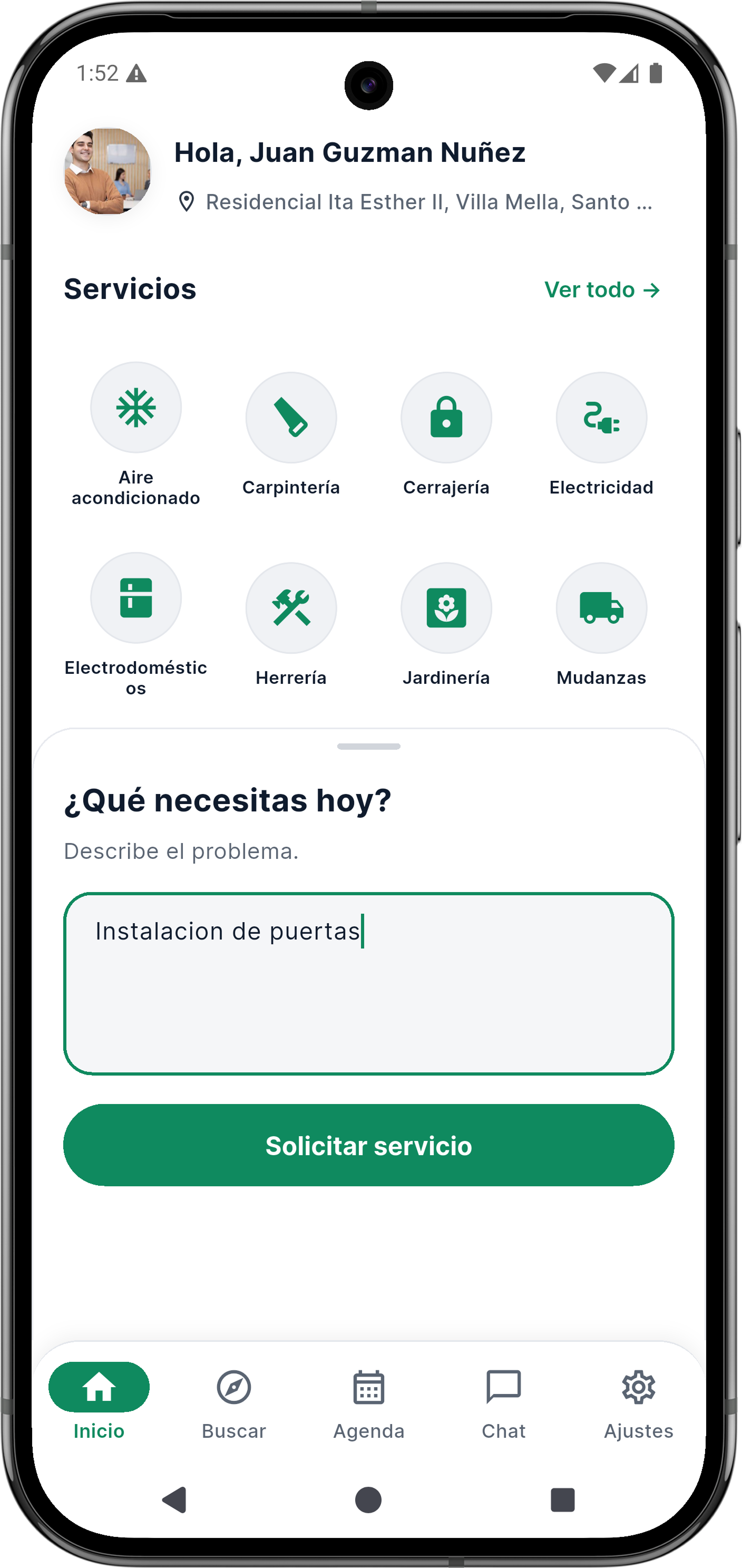Describe el problema